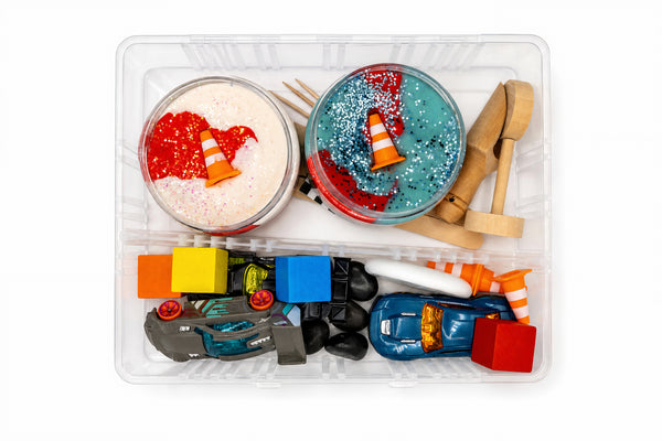 Let's Race Playdough Kit 🚘