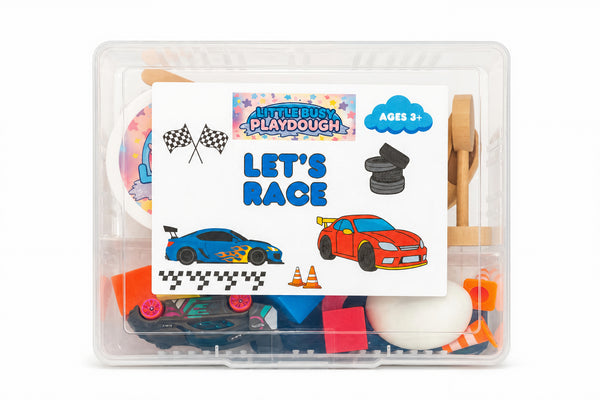 Let's Race Playdough Kit 🚘