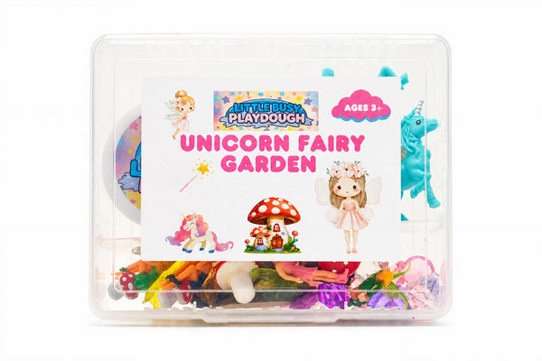 Unicorn Fairy Garden Playdough Kit 🧚🏻‍♀️